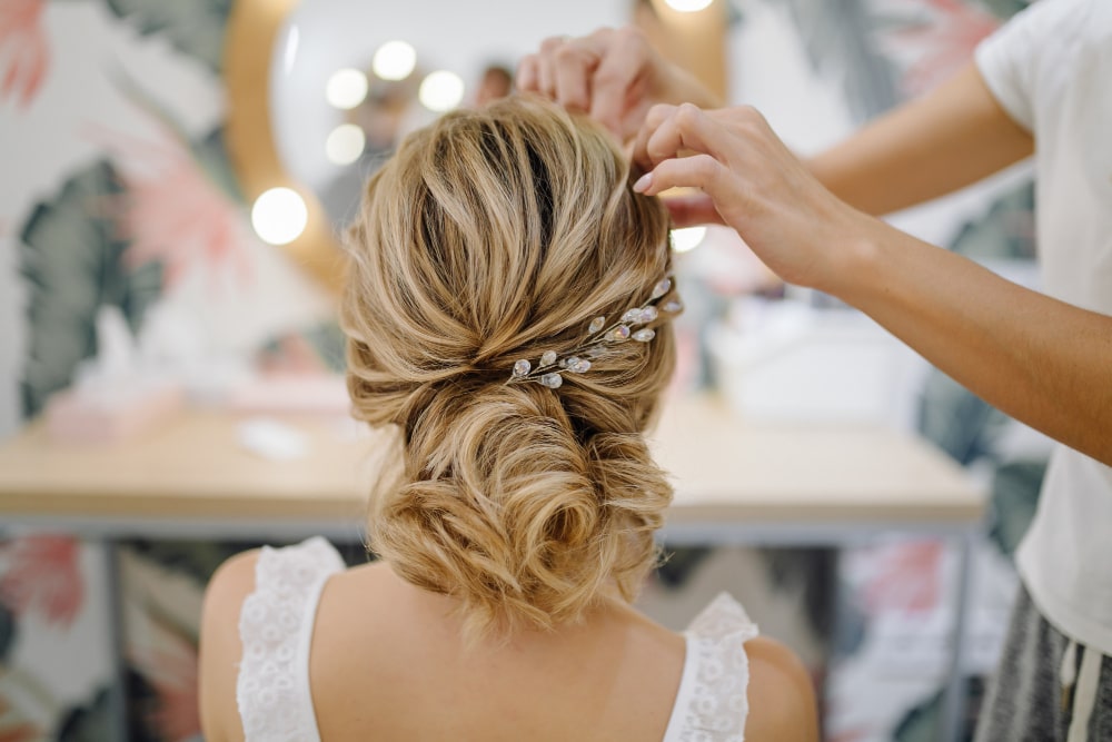 Peluqueria para recogidos de boda en Bilbao